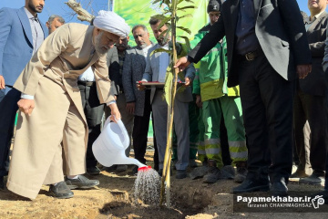 مراسم روز درختکاری‎