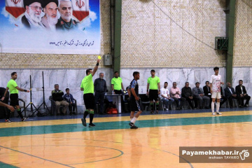 بازی های رده بندی و فینال و مراسم اهدای جام مسابقات فوتسال جام رمضان شیراز