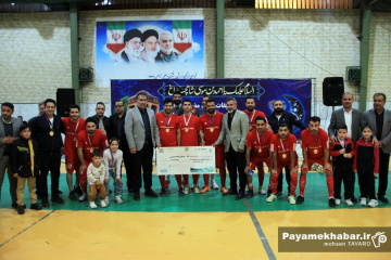 بازی های رده بندی و فینال و مراسم اهدای جام مسابقات فوتسال جام رمضان شیراز