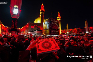 حال و هوای حرم مطهر حضرت امیرالمومنین علی (ع) و مراسم احیا در شب بیست و یکم ماه مبارک رمضان