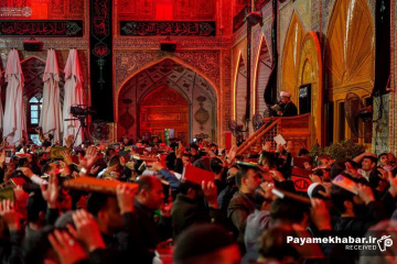 حال و هوای حرم مطهر حضرت امیرالمومنین علی (ع) و مراسم احیا در شب بیست و یکم ماه مبارک رمضان
