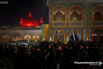 حال و هوای حرم مطهر حضرت امیرالمومنین علی (ع) و مراسم احیا در شب بیست و یکم ماه مبارک رمضان