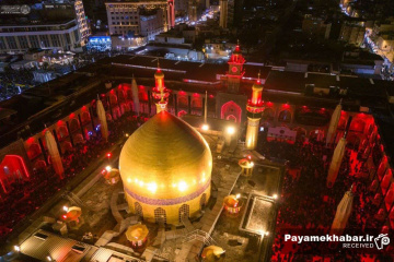 حال و هوای حرم مطهر حضرت امیرالمومنین علی (ع) و مراسم احیا در شب بیست و یکم ماه مبارک رمضان