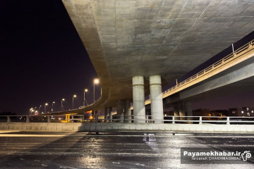 بیست و پنجمین بازدید شبانه از پروژه های شهری توسط مدیریت شهری شیراز - بازدید غیرهمسطح نواب صفوی - احمد بن موسی (ع) - کمربندی