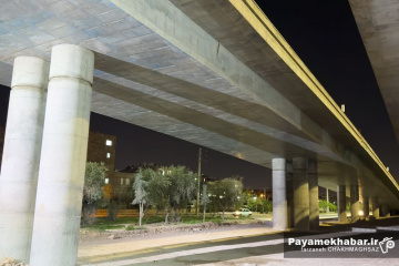 بیست و پنجمین بازدید شبانه از پروژه های شهری توسط مدیریت شهری شیراز - بازدید غیرهمسطح نواب صفوی - احمد بن موسی (ع) - کمربندی