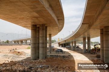 مراحل پایانی احداث تقاطع غیرهمسطح شهدای حرم مطهر حضرت شاهچراغ (ع)