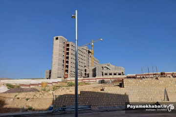 افتتاح بیمارستان بوستان شیراز - بیمارستان خاتم الانبیا (ص) در حال ساخت