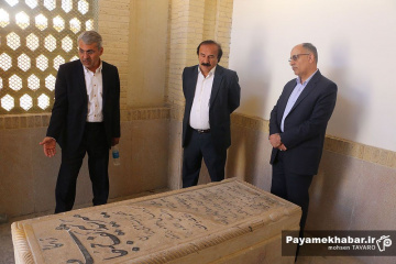 سفر رئیس انجمن آثار و مفاخر کشور به شیراز - آرامگاه میر سید شریف جرجانی