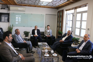 سفر رئیس انجمن آثار و مفاخر کشور به شیراز - دیدار با مدیرکل فرهنگ و ارشاد اسلامی