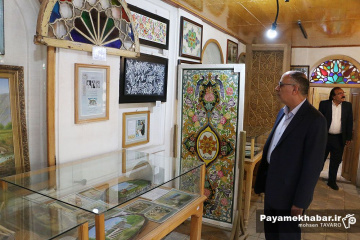 سفر رئیس انجمن آثار و مفاخر کشور به شیراز - بازدید از موزه مشکین فام