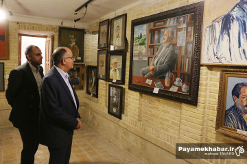 سفر رئیس انجمن آثار و مفاخر کشور به شیراز - بازدید از موزه مشکین فام