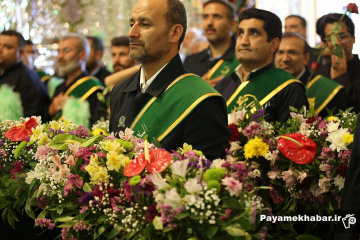 گلباران حرم مطهر حضرت سید علاالدین حسین (ع)