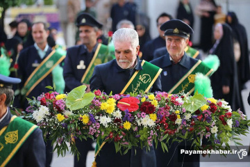 گلباران حرم مطهر حضرت سید علاالدین حسین (ع)
