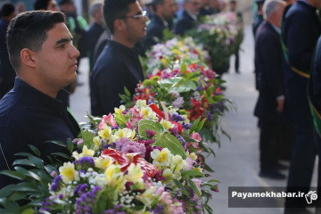 گلباران حرم مطهر حضرت سید علاالدین حسین (ع)