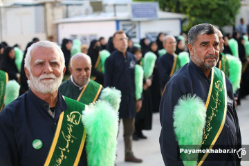 گلباران حرم مطهر حضرت سید علاالدین حسین (ع)