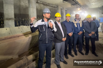 بازدید از خط مترو میلاد و آفرینش