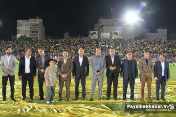 جشن صعود تیم فجر شهید سپاسی شیراز به لیگ برتر