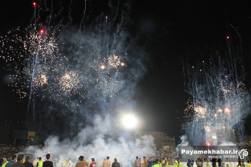 جشن صعود تیم فجر شهید سپاسی شیراز به لیگ برتر