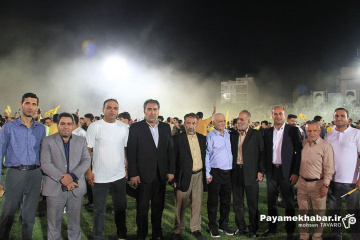جشن صعود تیم فجر شهید سپاسی شیراز به لیگ برتر