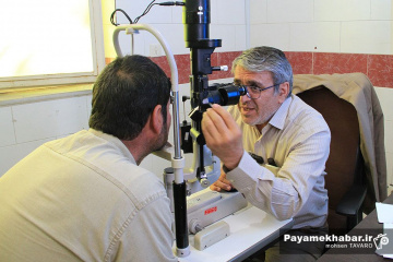 اعزام گروه جهادی پزشکی به روستای آسپاس اقلید - چشم پزشکی