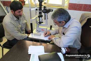 اعزام گروه جهادی پزشکی به روستای آسپاس اقلید