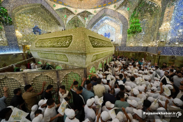 یتیمان کوفه و نجف اشرف در حرم مطهر علوی