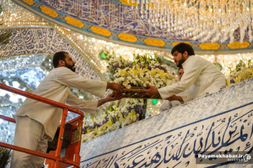 آماده سازی حرم مطهر حضرت امیرالمومنین (ع) در آستانه عید بزرگ غدیرخم