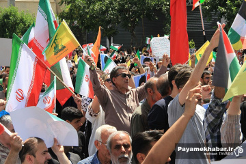 راهپیمایی «جمعه های خشم» مردم شیراز علیه جنایات رژیم صهیونیستی