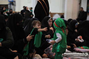 آئین شیرخوارگان حسینی در حرم مطهر حضرت شاهچراغ (ع)