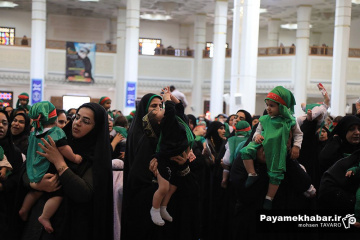 آئین شیرخوارگان حسینی در حرم مطهر حضرت شاهچراغ (ع)