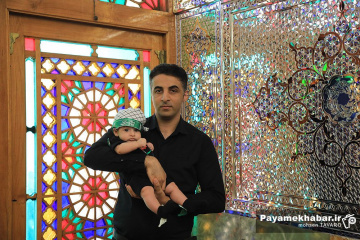 آئین شیرخوارگان حسینی در حرم مطهر حضرت شاهچراغ (ع)
