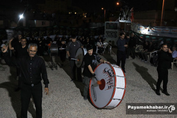 مراسم عزاداری در حسینیه اباعبدالله الحسین (ع)