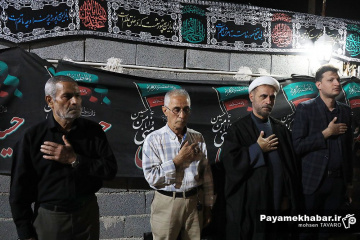 مراسم عزاداری در حسینیه اباعبدالله الحسین (ع)