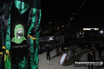 مراسم عزاداری در حسینیه اباعبدالله الحسین (ع)