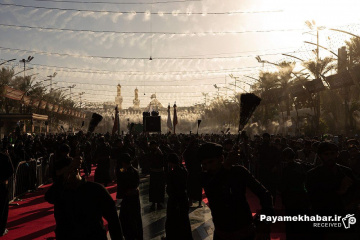 روز تاسوعا در کربلای معلی - بین الحرمین - حرم مطهر امام حسین (ع)