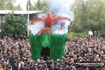 خیمه سوزی روز عاشورای حسینی در محله قصردشت شیراز