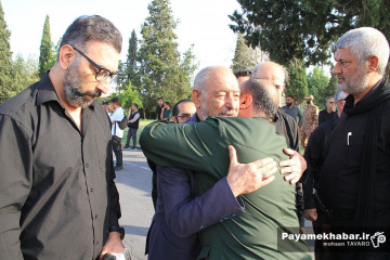 مراسم استقبال از پیکر سردار شهید غیب پرور
