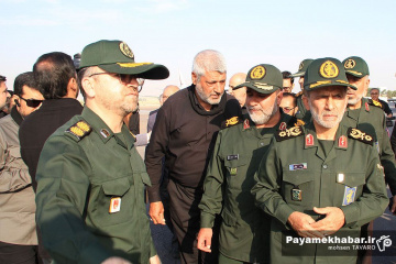 مراسم استقبال از پیکر سردار شهید غیب پرور