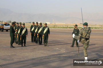 مراسم استقبال از پیکر سردار شهید غیب پرور