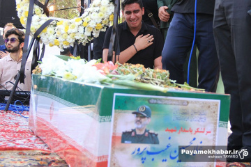 مراسم استقبال از پیکر سردار شهید غیب پرور