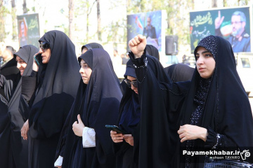 مراسم استقبال از پیکر سردار شهید غیب پرور