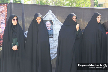 مراسم استقبال از پیکر سردار شهید غیب پرور
