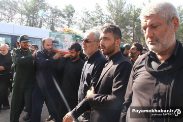 مراسم استقبال از پیکر سردار شهید غیب پرور