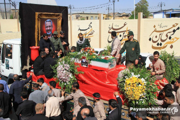 مراسم تشییع پیکر سردار سرلشکر شهید غلامحسین غیب پرور