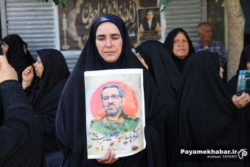 مراسم تشییع پیکر سردار سرلشکر شهید غلامحسین غیب پرور