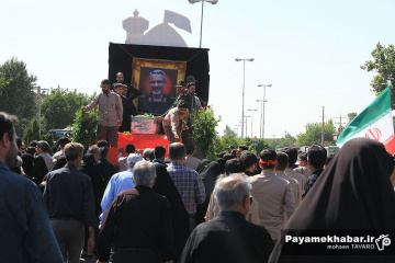 مراسم تشییع پیکر سردار سرلشکر شهید غلامحسین غیب پرور
