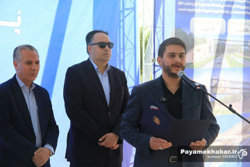 مراسم کلنگ زنی پل زندگی و باغ موزه هنر