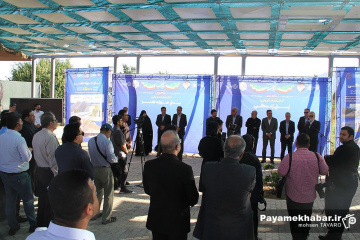 مراسم کلنگ زنی پل زندگی و باغ موزه هنر