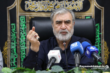 نشست خبری رئیس کمیسیون امنیت ملی و سیاست خارجی مجلس شورای اسلامی - ابراهیم عزیزی
