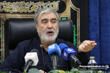 نشست خبری رئیس کمیسیون امنیت ملی و سیاست خارجی مجلس شورای اسلامی - ابراهیم عزیزی
